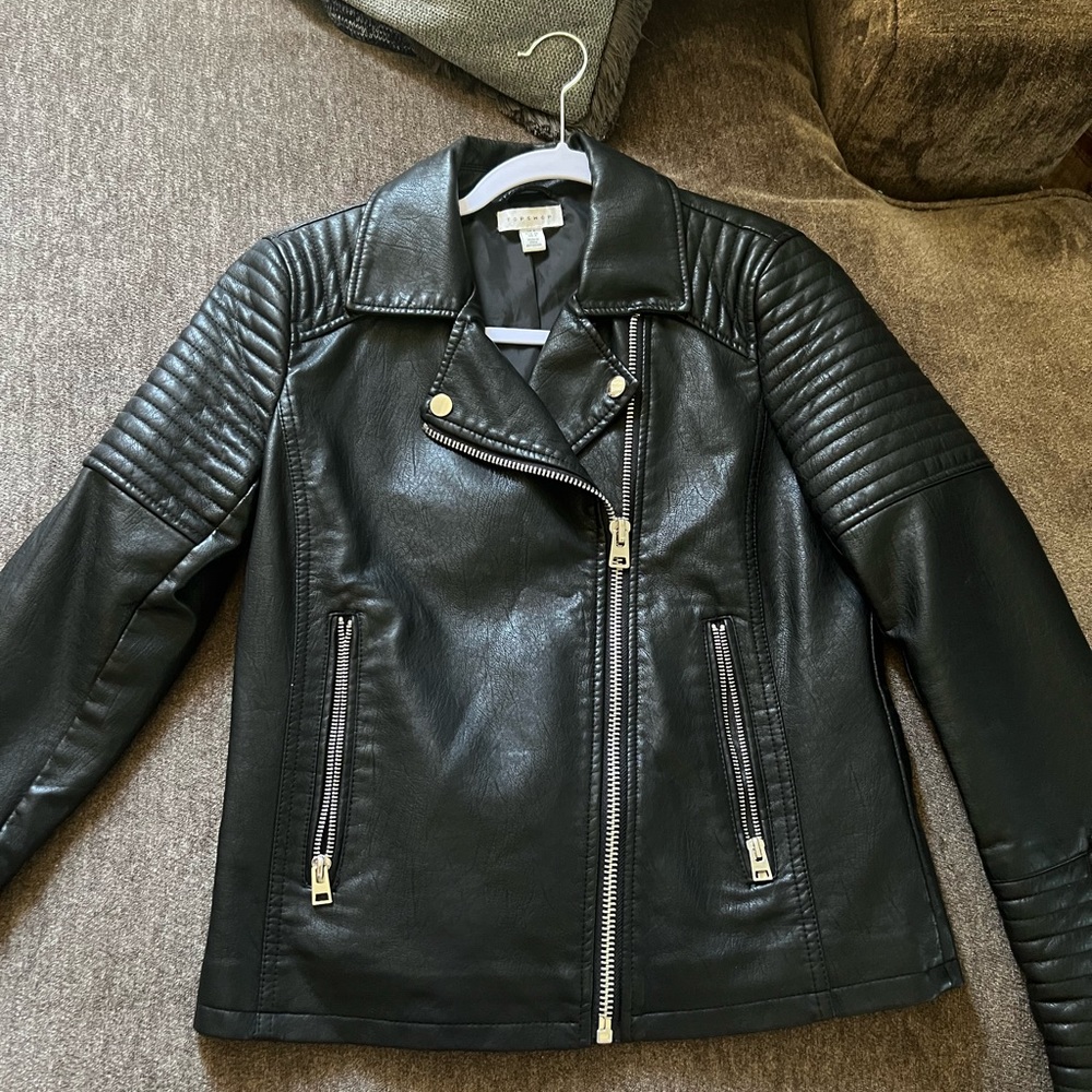 Women’s Topshop Leather Jacket